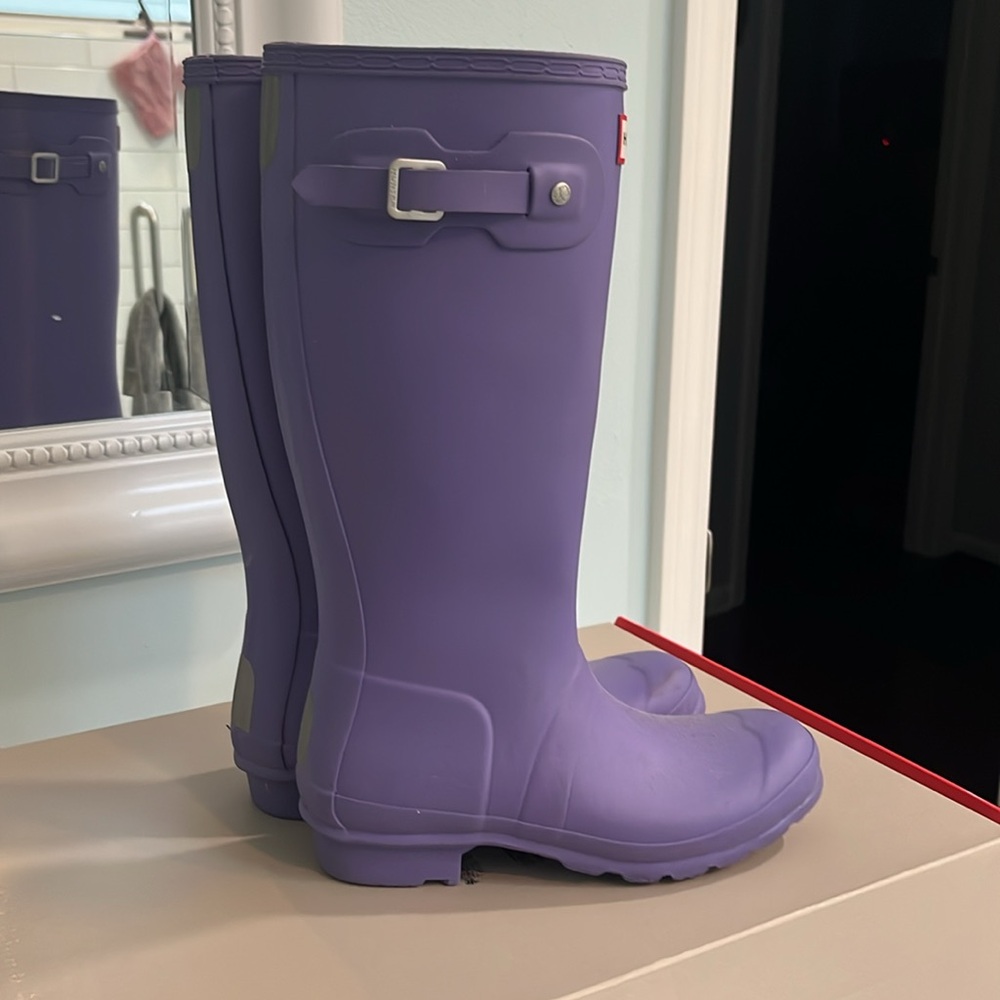 Purple Hunter boots: kids - Picture 4 of 8